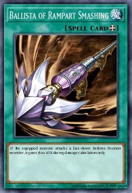 Ballista of Rampart Smashing Yu-Gi-Oh card
