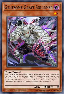 Gruesome Grave Squirmer Yu-Gi-Oh card