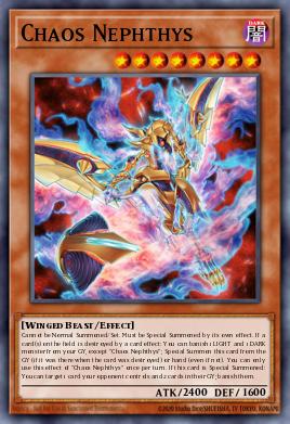 Chaos Nephthys Yu-Gi-Oh card
