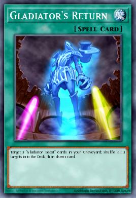 Gladiator's Return Yu-Gi-Oh card
