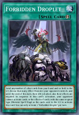 Forbidden Droplet Yu-Gi-Oh card