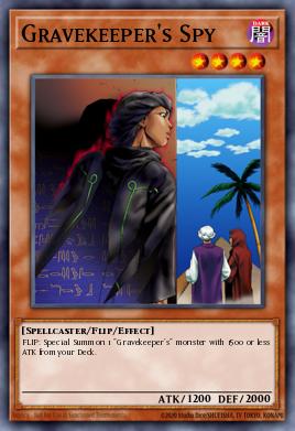 Gravekeeper's Spy Yu-Gi-Oh card