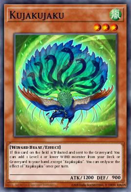 Kujakujaku Yu-Gi-Oh card