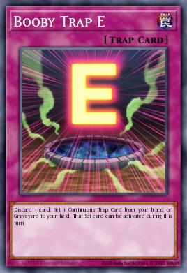 Booby Trap E Yu-Gi-Oh card