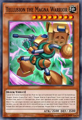 Tellusion the Magna Warrior Yu-Gi-Oh card