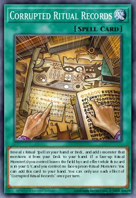 Ragged Records of Rites Yu-Gi-Oh card