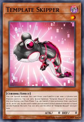 Template Skipper Yu-Gi-Oh card