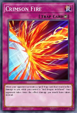 Crimson Fire Yu-Gi-Oh card