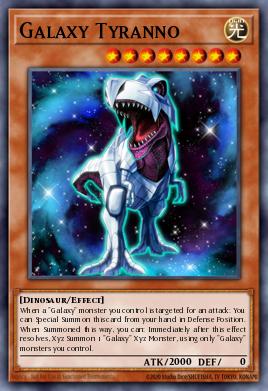 Galaxy Tyranno Yu-Gi-Oh card