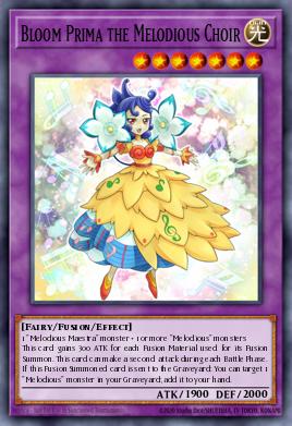 Bloom Prima the Melodious Choir Yu-Gi-Oh card