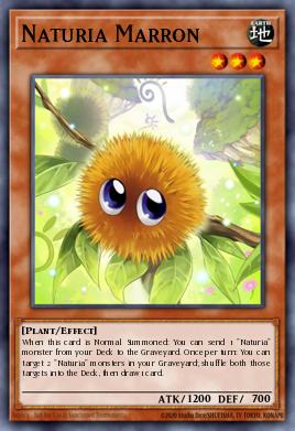 Naturia Marron Yu-Gi-Oh card