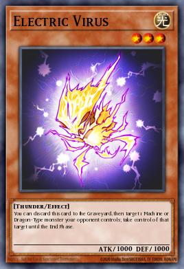 Electric Virus Yu-Gi-Oh card