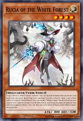 Rucia of the White Forest Yu-Gi-Oh card