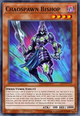 Chaospawn Bishop Yu-Gi-Oh card