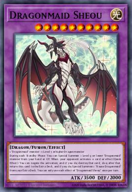 Dragonmaid Sheou Yu-Gi-Oh card