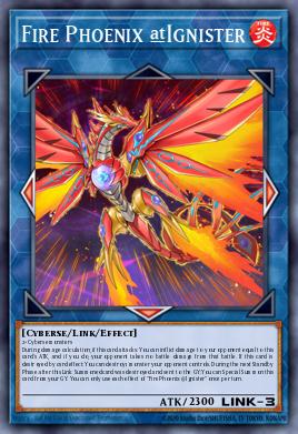 Fire Phoenix @Ignister Yu-Gi-Oh card