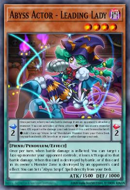 Abyss Actor - Leading Lady Yu-Gi-Oh card