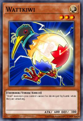 Wattkiwi Yu-Gi-Oh card