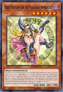 Dark Magician Girl the Magician's Apprentice Yu-Gi-Oh card