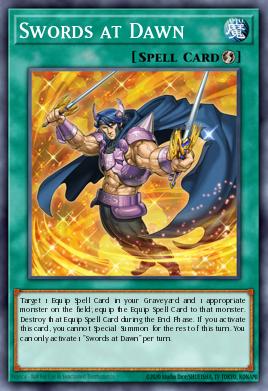Swords at Dawn Yu-Gi-Oh card
