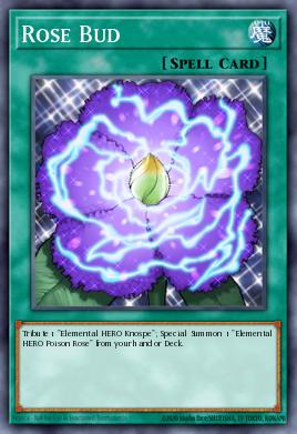 Rose Bud Yu-Gi-Oh card