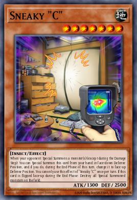 Sneaky "C" Yu-Gi-Oh card