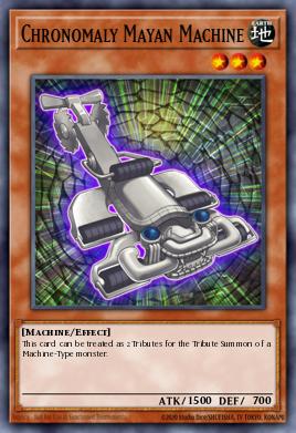 Chronomaly Mayan Machine Yu-Gi-Oh card