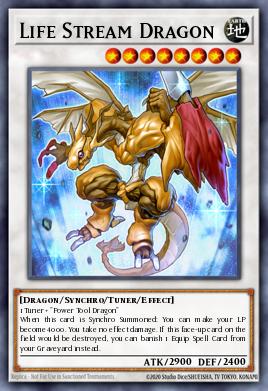 Life Stream Dragon Yu-Gi-Oh card