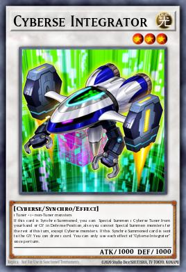 Cyberse Integrator Yu-Gi-Oh card