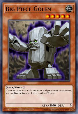 Big Piece Golem Yu-Gi-Oh card