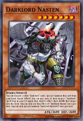 Darklord Nasten Yu-Gi-Oh card