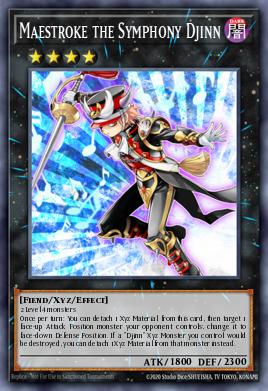 Maestroke the Symphony Djinn Yu-Gi-Oh card