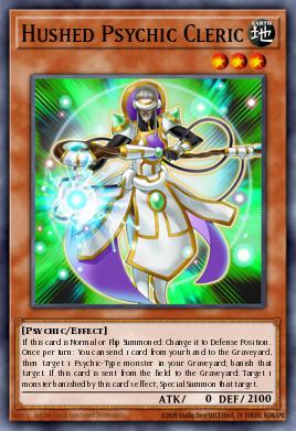 Hushed Psychic Cleric Yu-Gi-Oh card