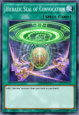 Hieratic Seal of Convocation Yu-Gi-Oh card