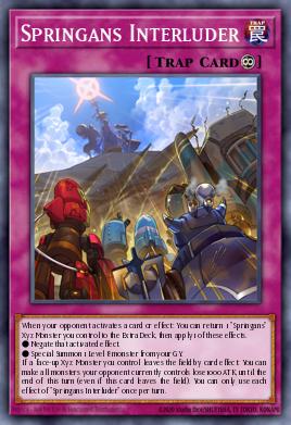Springans Interluder Yu-Gi-Oh card