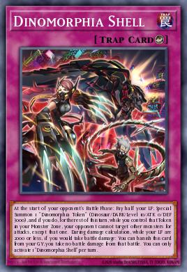 Dinomorphia Shell Yu-Gi-Oh card