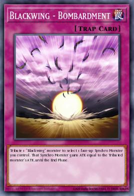 Blackwing - Bombardment Yu-Gi-Oh card