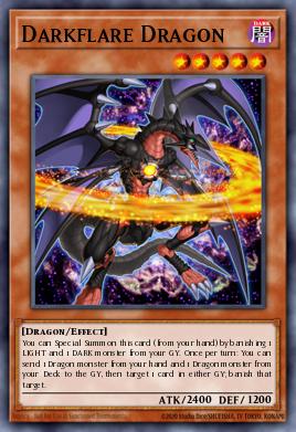 Darkflare Dragon Yu-Gi-Oh card