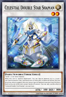 Celestial Double Star Shaman Yu-Gi-Oh card