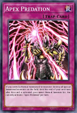 Apex Predation Yu-Gi-Oh card