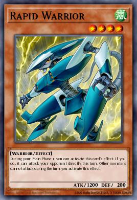 Rapid Warrior Yu-Gi-Oh card