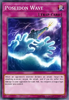 Poseidon Wave Yu-Gi-Oh card