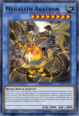 Megalith Aratron Yu-Gi-Oh card