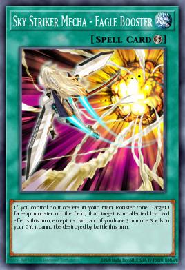 Sky Striker Mecha - Eagle Booster Yu-Gi-Oh card