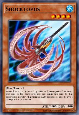 Shocktopus Yu-Gi-Oh card