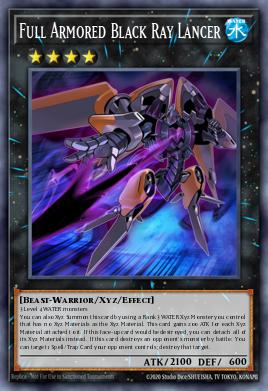 Full Armored Black Ray Lancer Yu-Gi-Oh card