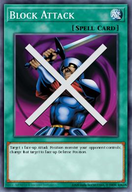 Block Attack Yu-Gi-Oh card