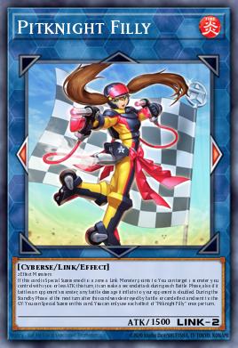 Pitknight Filly Yu-Gi-Oh card