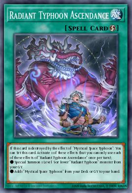 Radiant Typhoon Ascendance Yu-Gi-Oh card