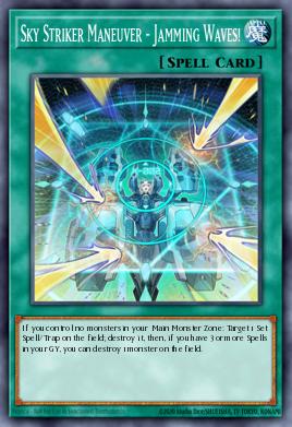 Sky Striker Maneuver - Jamming Waves! Yu-Gi-Oh card